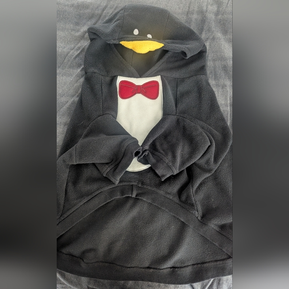 Penguin Microfleece Hoodie For Pets